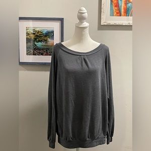 Omgirl Long Sleeve Gray Sweater Size Large
